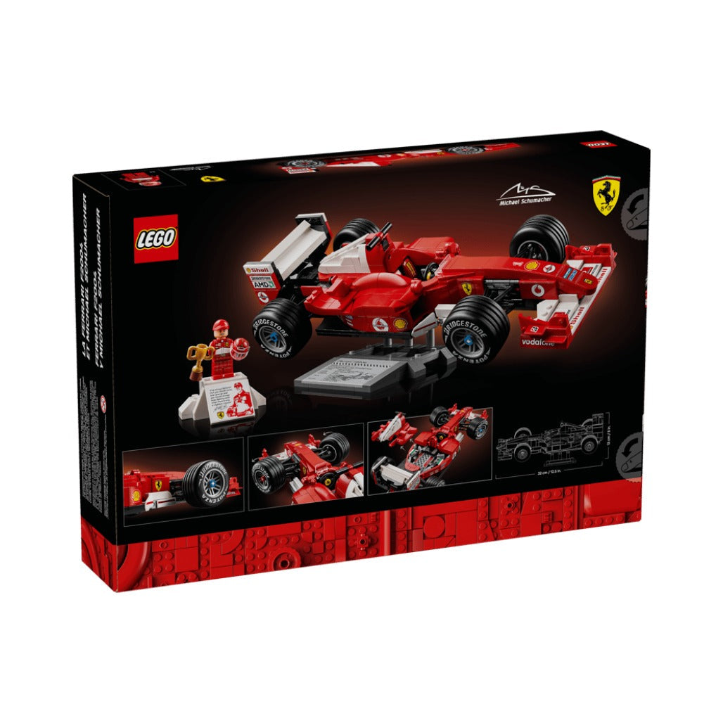 A Photo Of LEGO Ferrari F2004 & Michael Schumacher - 735 Pieces - 11375