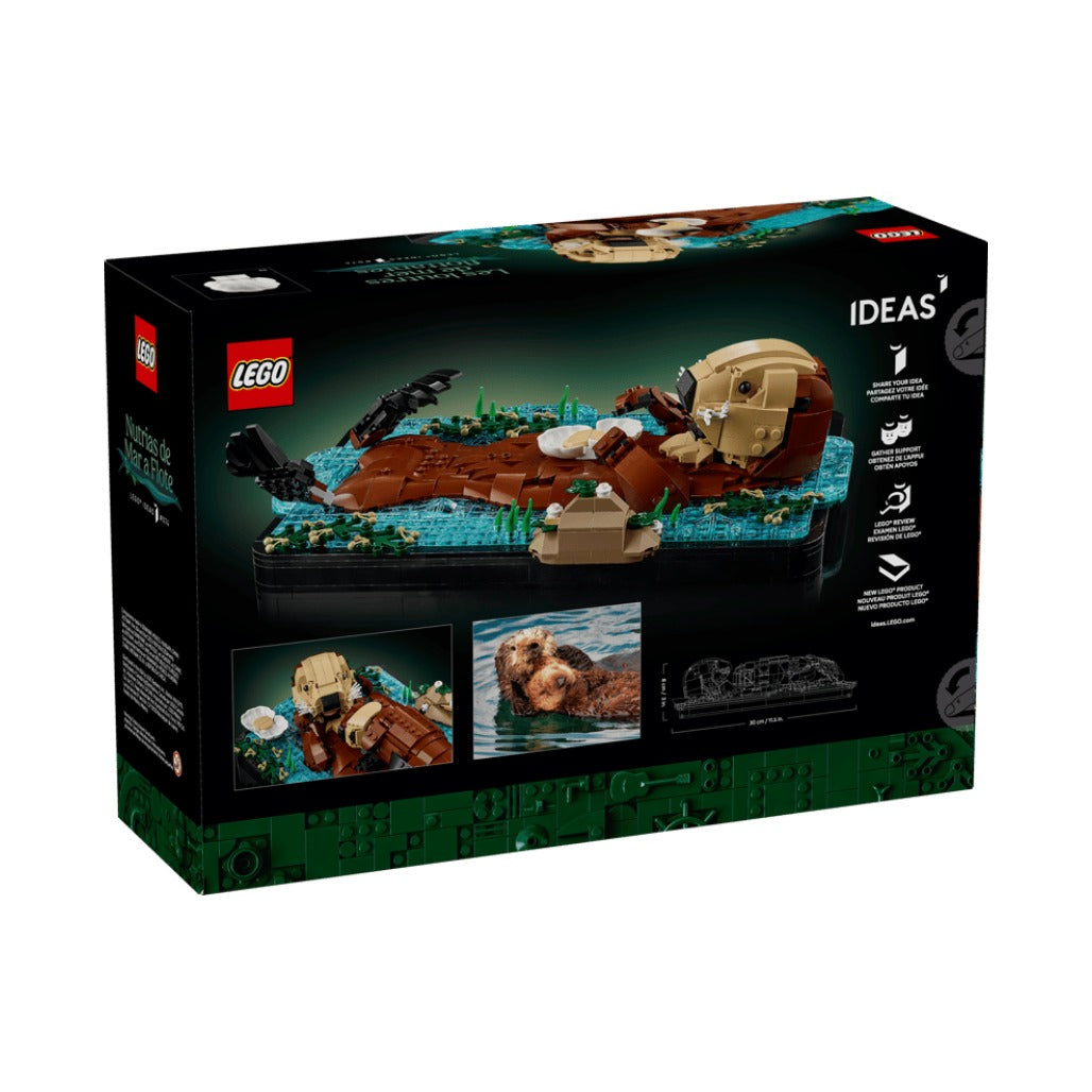 A Photo Of LEGO Floating Sea Otters - 1234 Pieces - 21366