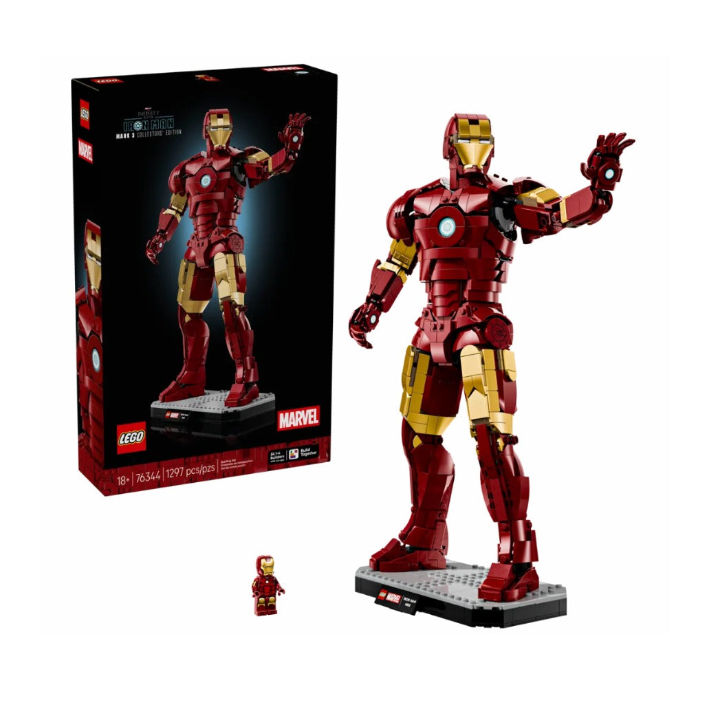 A Photo Of LEGO Marvel Iron Man Mark 3 Collectors' Edition 1297 Pieces - 76344