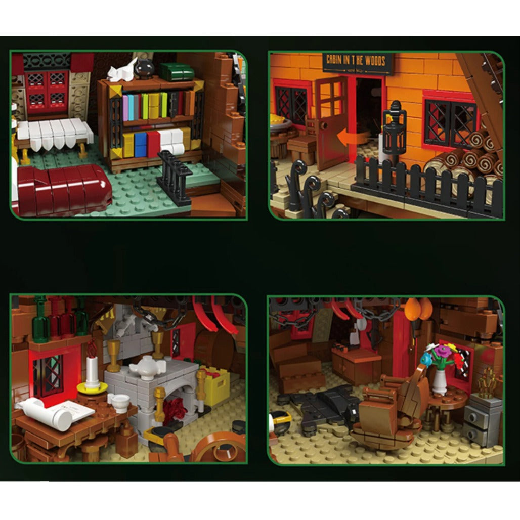 A Photo Of Mould King Cabin in The Woods Building Toy Set - 3,398 Pieces - 16053