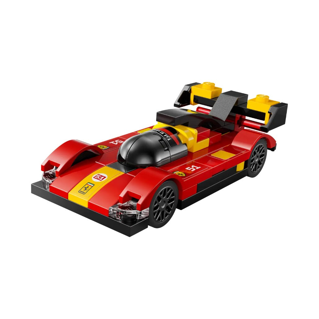 A Photo Of LEGO Car Ferrari 499P - Hypercar 62 Pieces - 30709