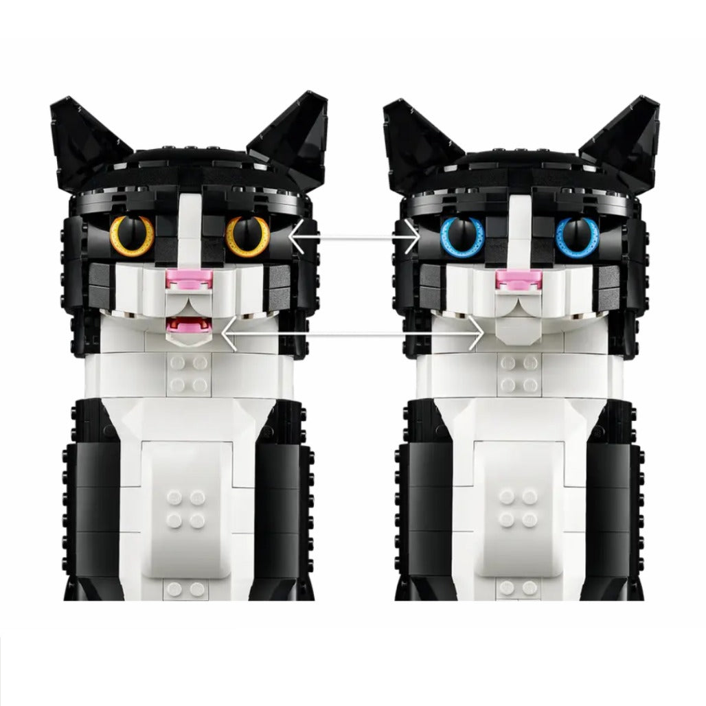 A Photo Of LEGO Ideas Tuxedo Cat 1710 Pieces - 21349