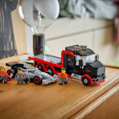 A Photo Of LEGO F1® Display Truck with Audi F1® Race Car - 508 Pieces - 60493