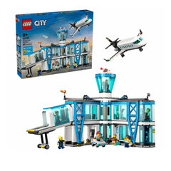 A Photo Of LEGO City Airport with Airplane 887 Pieces - 60502