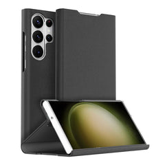 A Photo Of Araree Bonet Stand Leather Case For Samsung Galaxy S26 Ultra