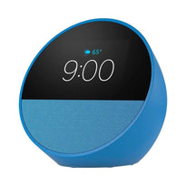 Amazon Echo Spot (2024 Release) – Sleek Smart Alarm Clock with Alexa, Vibrant Sound, and Customizable Display