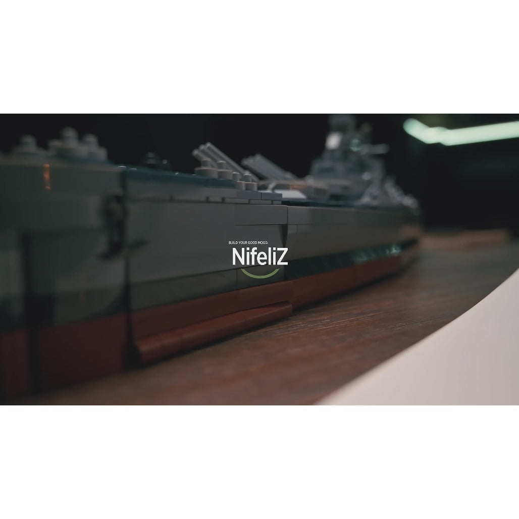 A Photo Of Nifeliz North Battleship Building Set - 1701 Pieces - NF10280A