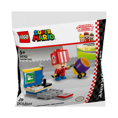 A Photo Of LEGO Mario Kart - Toad (Pit Crew) -  39 Pieces  - 30702