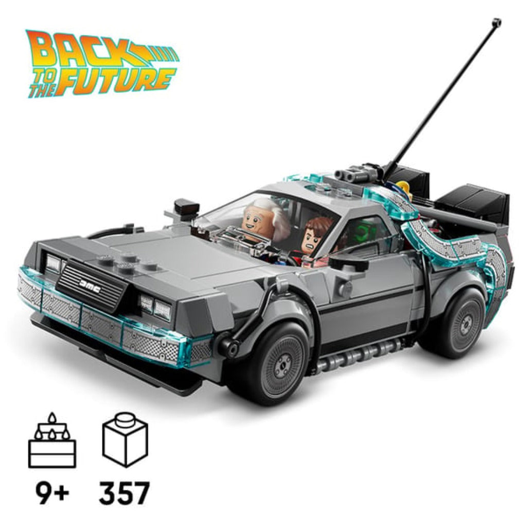 A Photo Of LEGO Time Machine from Back to the Future - 357 Pieces - 77256