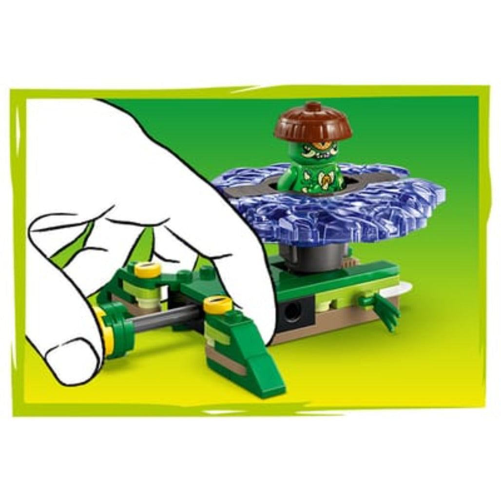 A Photo Of LEGO Nya vs. Mutation Monster Spinner - 49 Pieces - 71849