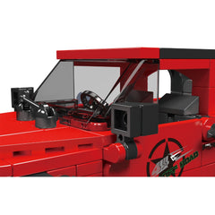 A Photo Of Mould King 27058S Wrangler Off-road Vehicle Building Toy Set - 453 Pieces - 27058