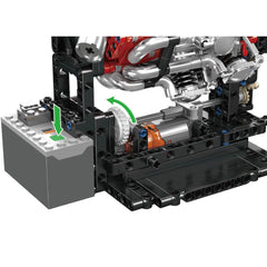 A Photo Of Mould King Motorized Radial Aviation Engine Building Toy Set - 1147 Pieces - 10211
