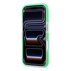 A Photo Of Lacoste MagSafe IML Transparent Hard Case with Green Shockproof Edges for iPhone 18 Pro/18 Pro Max