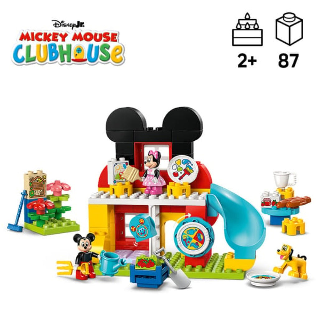 A Photo Of LEGO Mickey Mouse Clubhouse with Minnie & Pluto - 87 Pieces - 10465