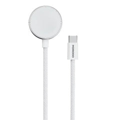 A Photo Of Porodo Magnetic Watch Charger PDCBL0042WH - 2.5W USB-C, White