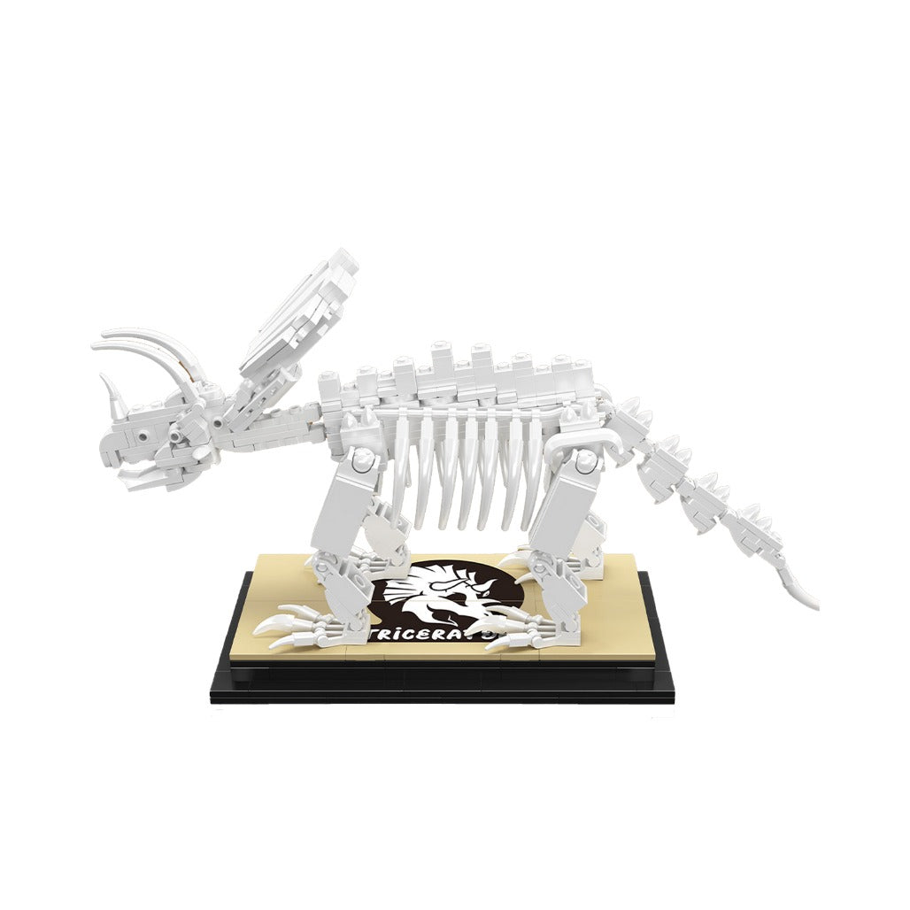 A Photo Of Mould King Triceratops Dinosaur Fossil Building Toy Set - 397 Pieces - 29006