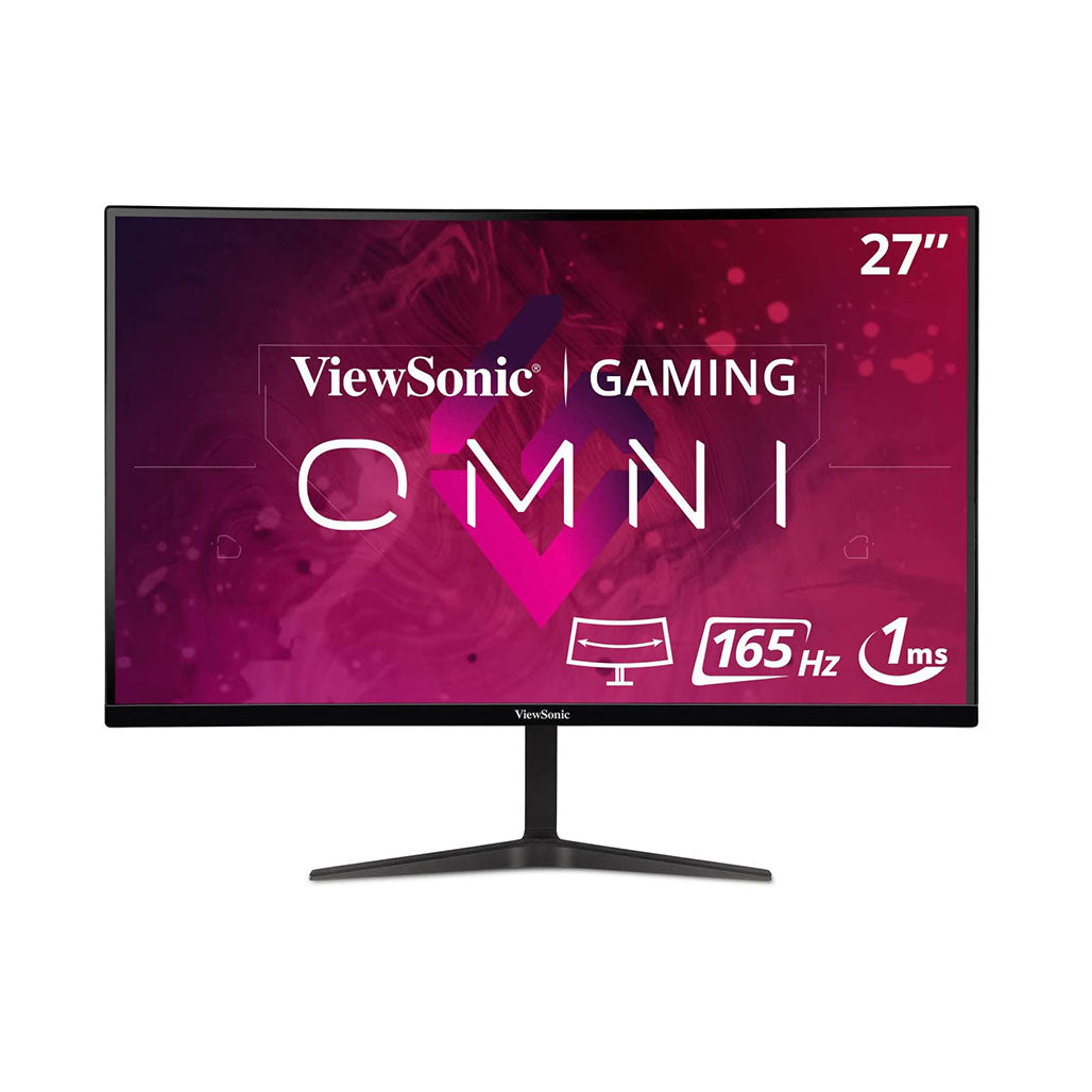 A Photo Of ViewSonic VX2718-PC-MHD 27-Inch FHD Gaming Monitor | 165Hz Refresh Rate, 1ms Response Time, Curved VA Panel, HDMI & DisplayPort