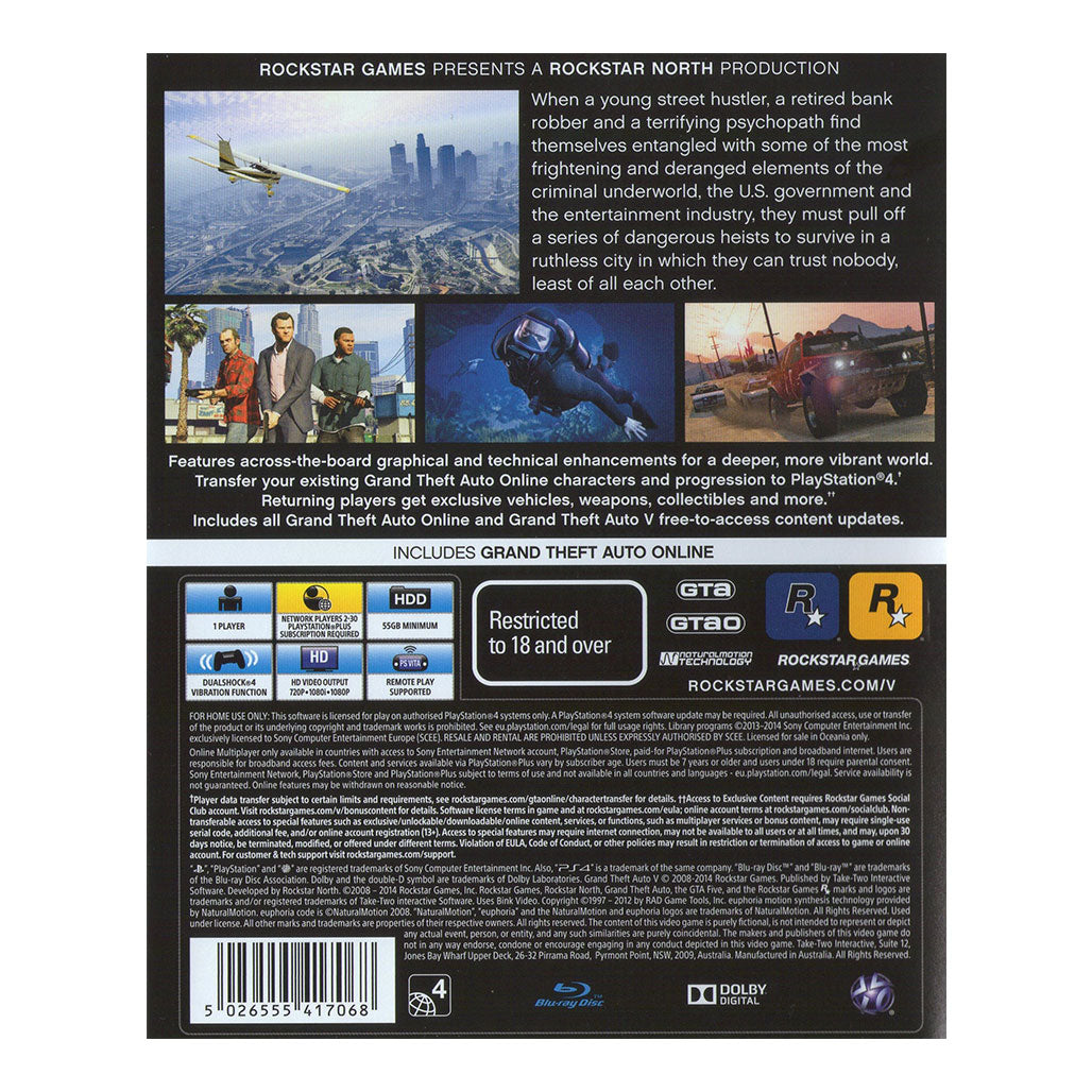 A Photo Of Grand Theft Auto V PS4