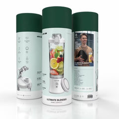 A Photo Of Green Lion Portable Blender GNULTBLDRWH - 240W, 600ml, White