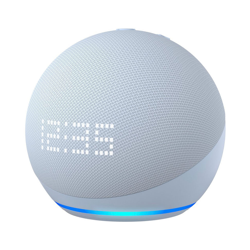A Photo Of Amazon Echo Dot with Clock (5th Gen, 2022 Release) - Smart Speaker with Alex