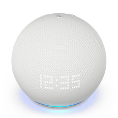 A Photo Of Amazon Echo Dot with Clock (5th Gen, 2022 Release) - Smart Speaker with Alex