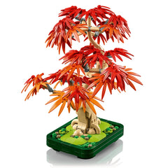 A Photo Of LEGO Japanese Red Maple Bonsai Tree - 474 Pieces - 10348