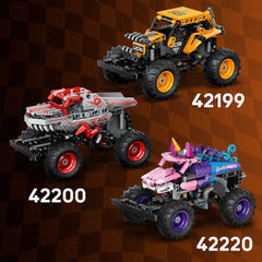 A Photo Of LEGO Monster Jam™ Grave Digger™ Fire and Ice - 263 Pieces - 42219