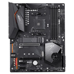 A Photo Of Gigabyte X570 Aorus ELITE 1.0 AM4 Motherboard - High-Performance ATX Board for AMD Ryzen™ 5000/4000 Series with PCIe 4.0 and DDR4 Support
