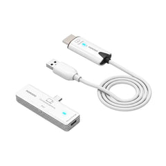 A Photo Of Porodo PORTANA USB-C to HDMI Display Adapter, 1080p Full HD, Plug & Play - White