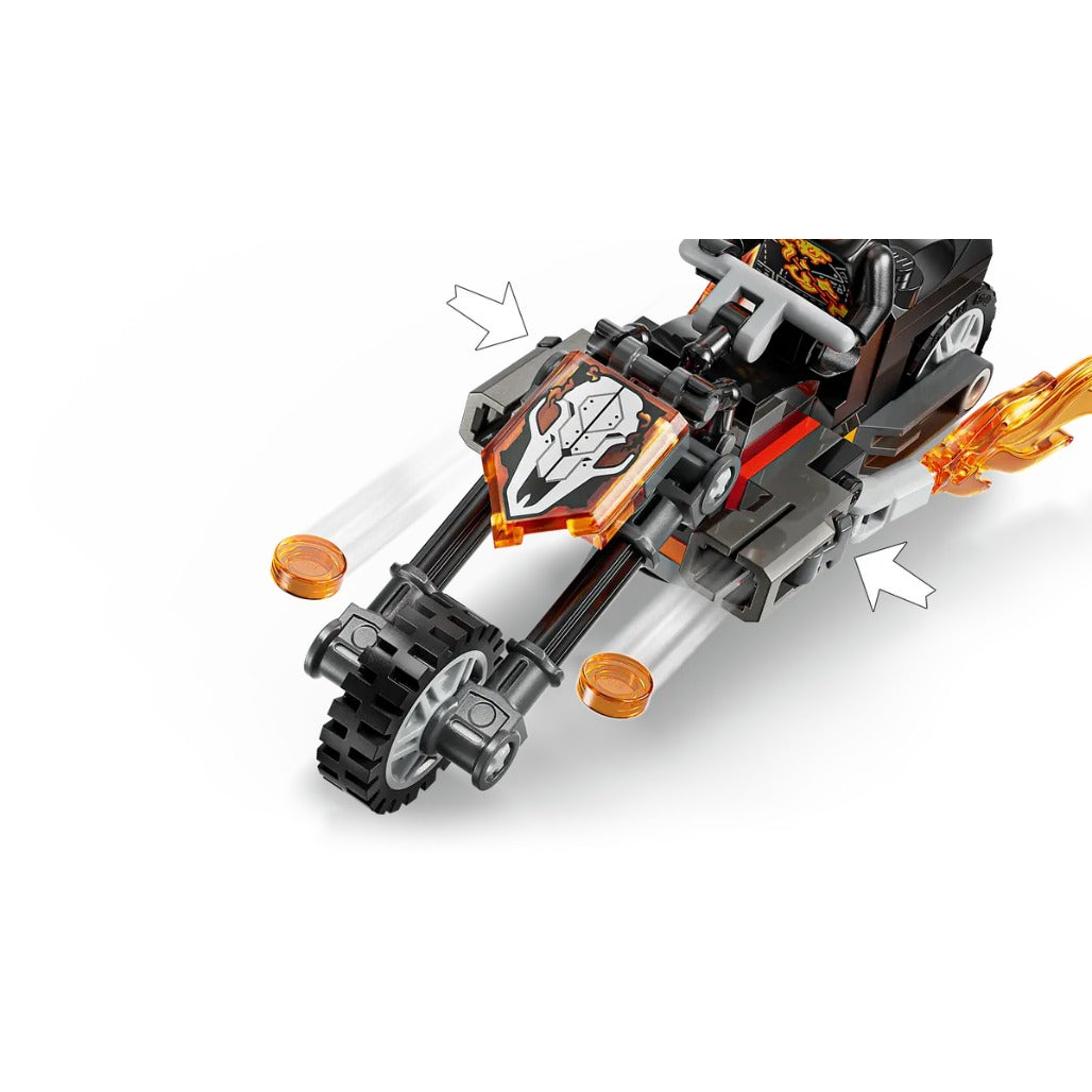A Photo Of LEGO Marvel Spider-Man vs. Ghost Rider Motorcycle 72 Pieces - 76335