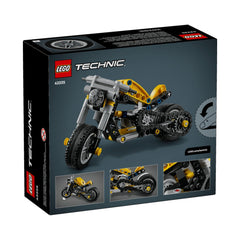 A Photo Of LEGO Yellow Motorcycle - 151 Pieces - 42225