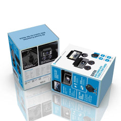 A Photo Of Powerology SENTRA Dash Camera with 4× Camera Lenses & GPS + Touch Screen Display - Black