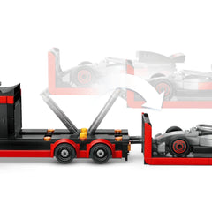 A Photo Of LEGO F1® Display Truck with Audi F1® Race Car - 508 Pieces - 60493