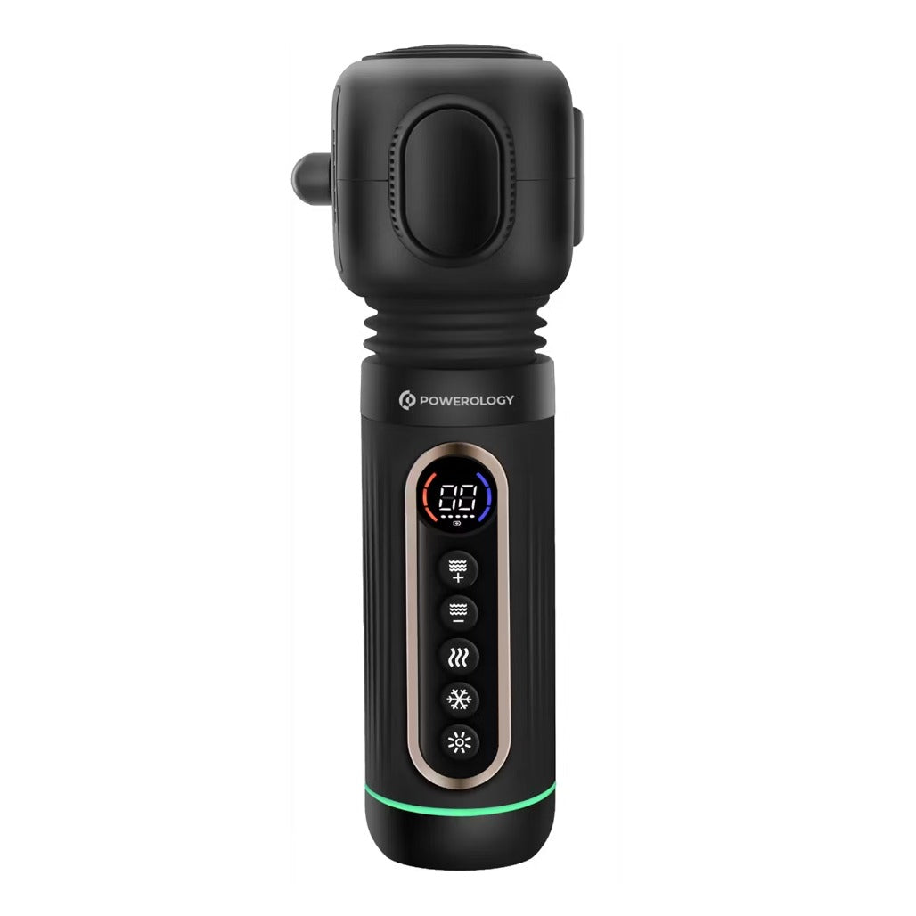 A Photo Of Powerology FLEXFORCE Cordless Muscle Massager, PWHXRB510BK - Black