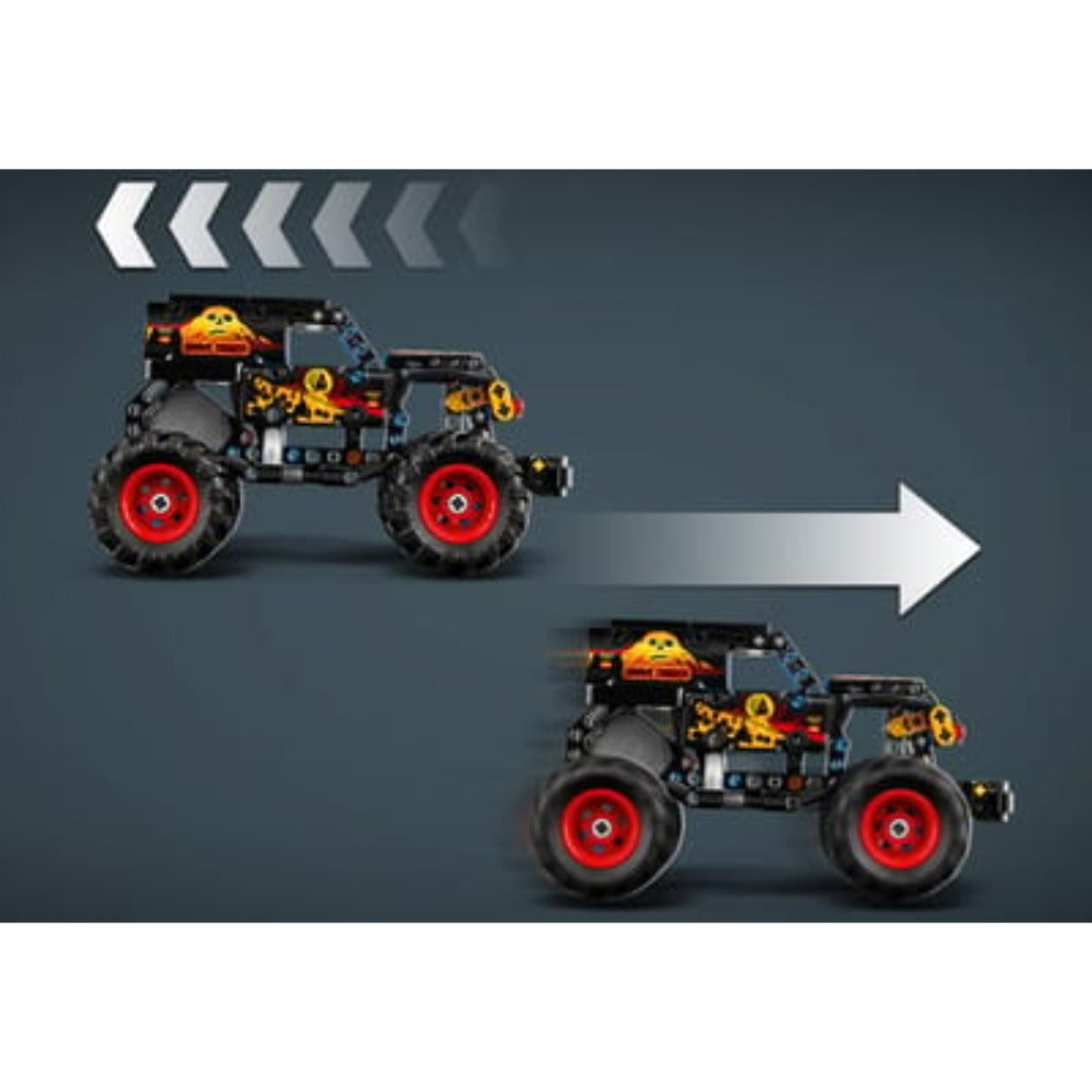 A Photo Of LEGO Monster Jam™ Grave Digger™ Fire and Ice - 263 Pieces - 42219