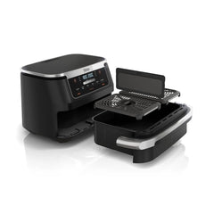 A Photo Of Ninja FlexDrawer AF550EU 6 Litre Black Dual Zone Air