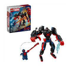 A Photo Of LEGO Marvel Miles Morales Mech vs. Spider-Man 2099 - 135 Pieces - 76337