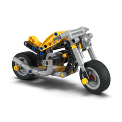 A Photo Of LEGO Yellow Motorcycle - 151 Pieces - 42225