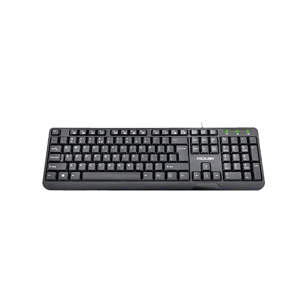 A Photo Of Prolink PKCM-2005 Wired Keyboard with Multimedia Hot Keys - USB Connectivity