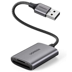 A Photo Of UGreen USB-C Multifunctional Card Reader | 5Gbps High-Speed Transfer, Dual Slot, Plug & Play