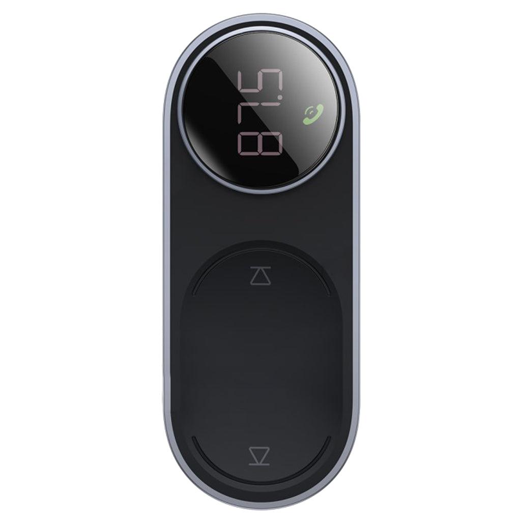 A Photo Of Baseus Solar FM Modulator Transmitter - Bluetooth 5.0 Hands-Free Wireless MP3 Player with Solar Charging