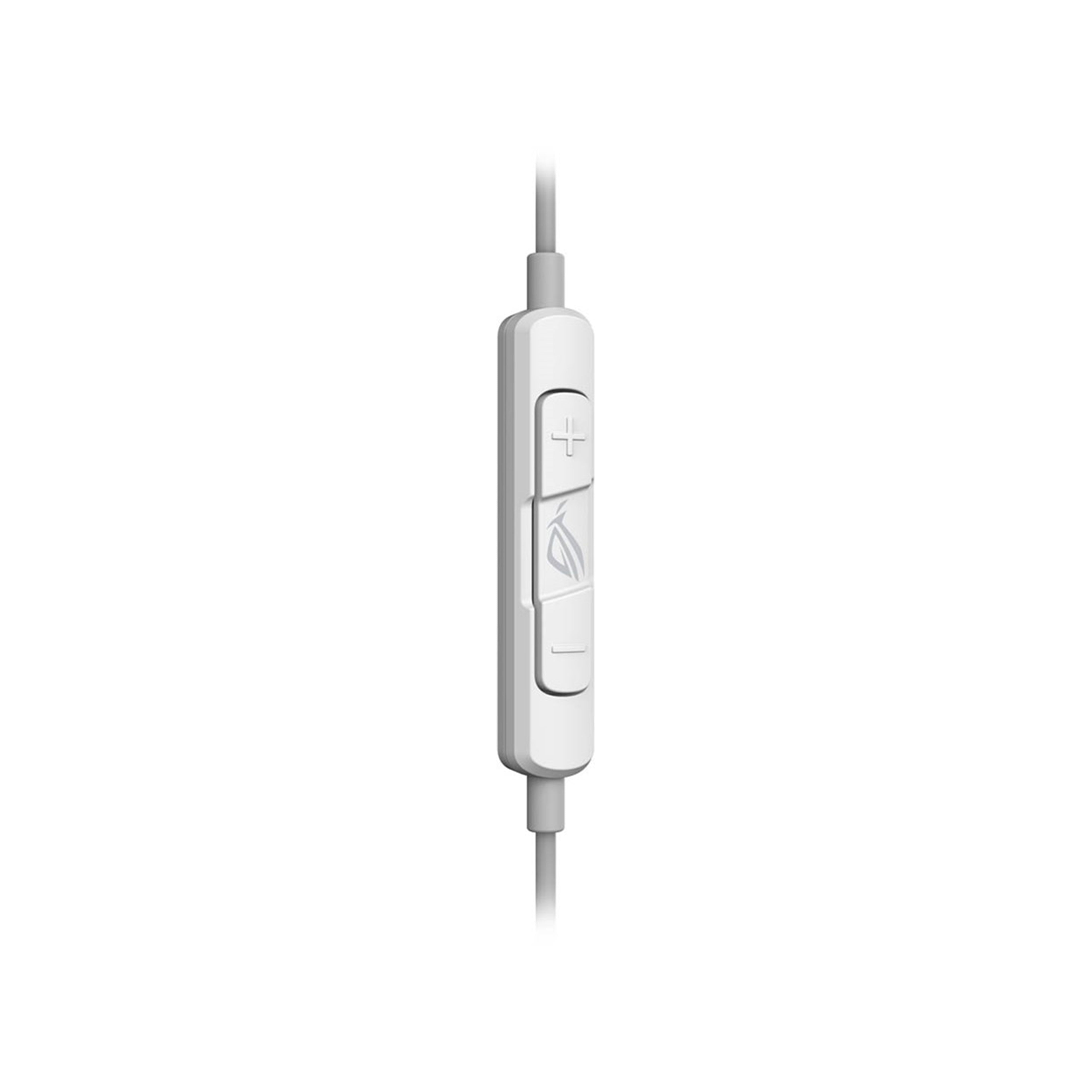 A Photo Of Asus ROG Cetra II Core Moonlight White - Wired In-Ear Gaming Headphones, 9.4mm Neodymium Drivers, Stereo Sound, 3.5mm Connector
