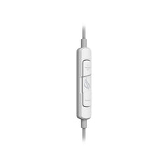 A Photo Of Asus ROG Cetra II Core Moonlight White - Wired In-Ear Gaming Headphones, 9.4mm Neodymium Drivers, Stereo Sound, 3.5mm Connector