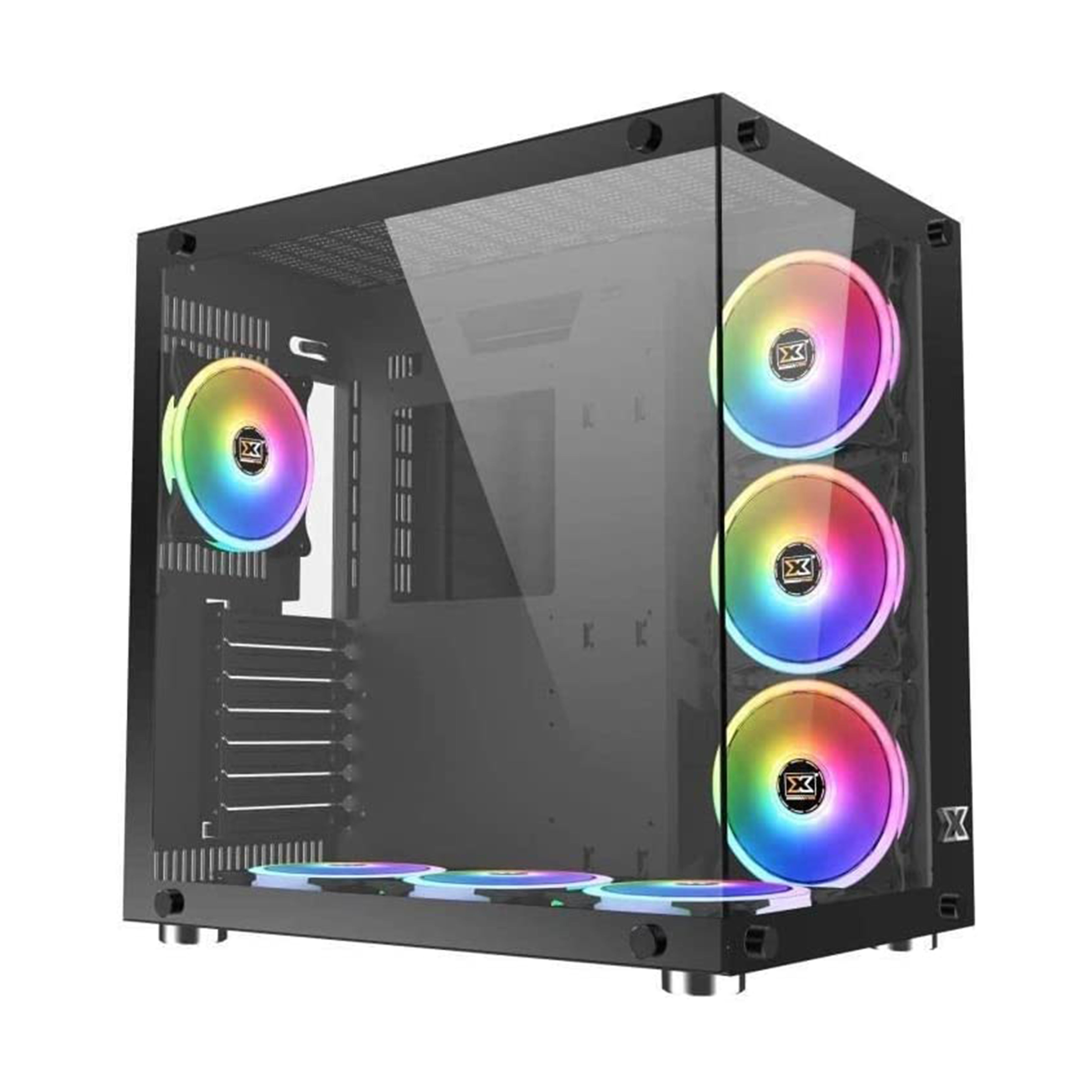 A Photo Of Xigmatek Aquarius Plus - Black - Mid Tower Case