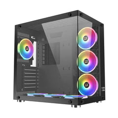 A Photo Of Xigmatek Aquarius Plus - Black - Mid Tower Case