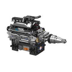 A Photo Of Mould King Motorized British Luxury V12 Engine Building Toy Set - 733 Pieces - 10205