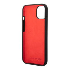 A Photo Of AMG Liquid Silicone Case With Carbon Pattern For iPhone 14 Plus