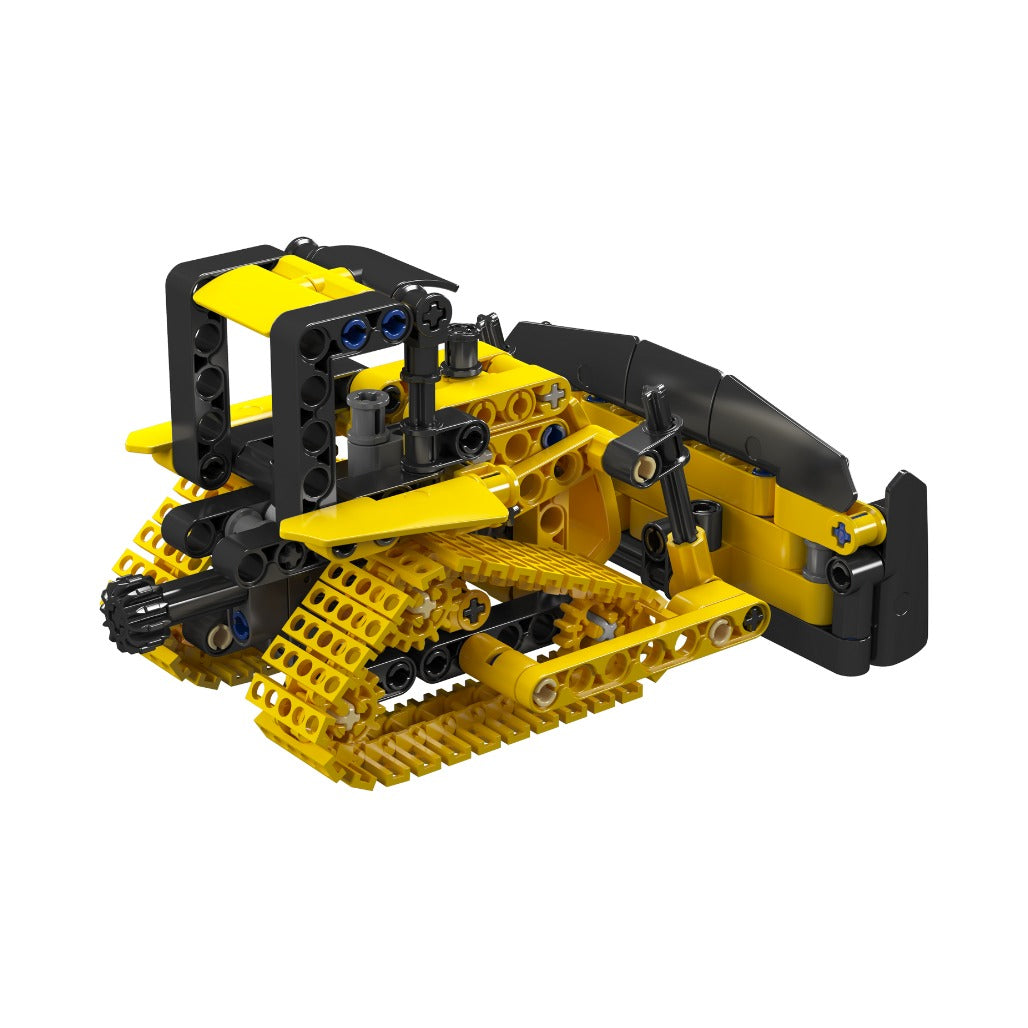 A Photo Of Mould King Crawler Bulldozer Building Toy Set - 244 Pieces - 24020