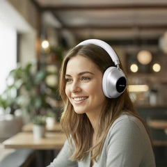 A Photo Of Green Lion Lorenza Hybrid ANC Headphones - Black