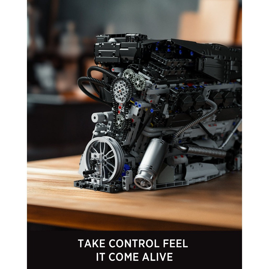 A Photo Of Nifeliz L6 Engine Building Set - 2820 Pieces - NF10316
